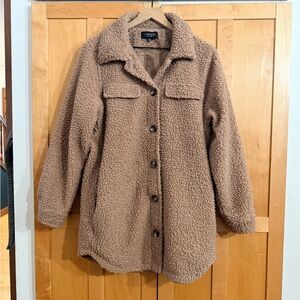 Cider Tan Teddy Jacket